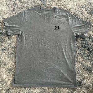 Under Armour Gray Short Sleeve Tee Performance Fit